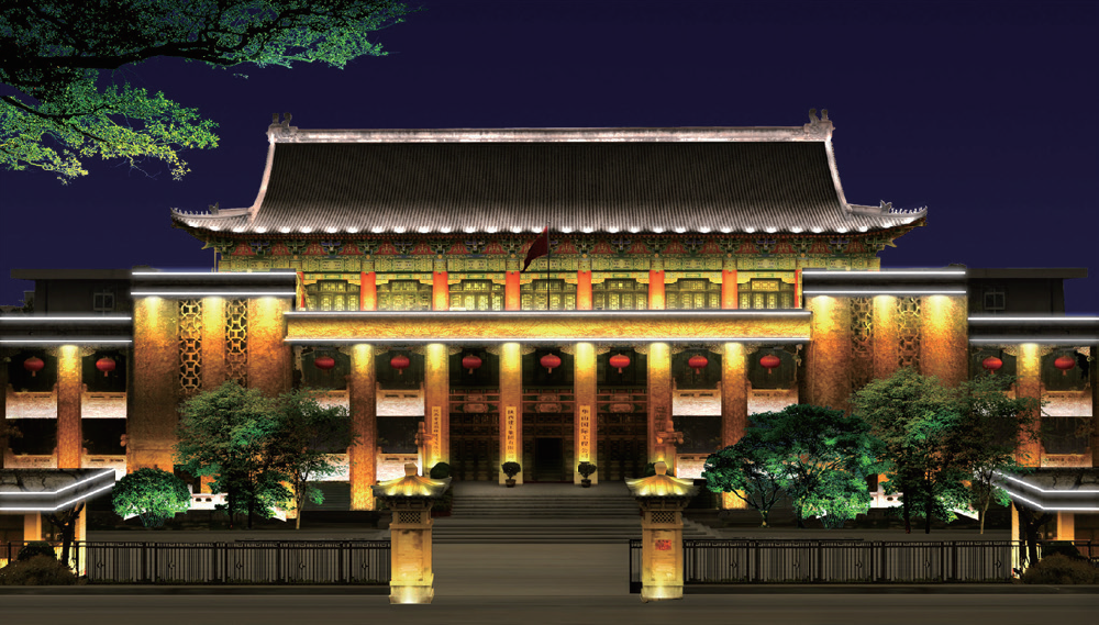 陕建工集团古建办公楼